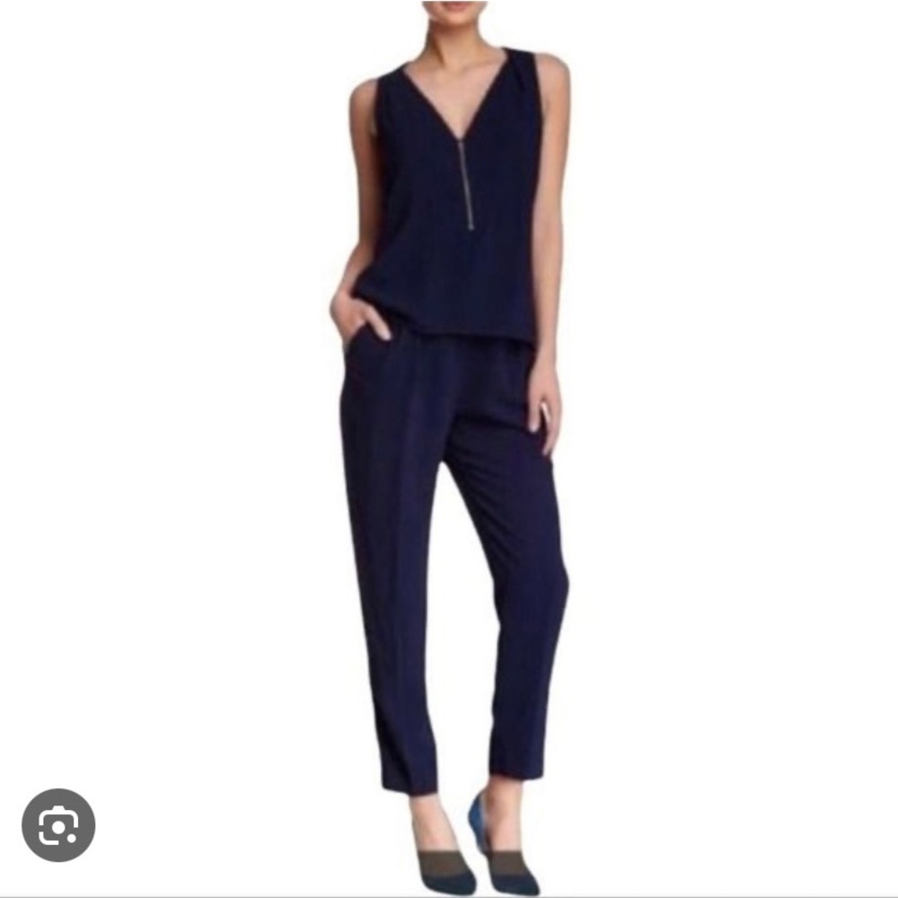 Trina Turk sleeveless navy jumpsuit - never worn